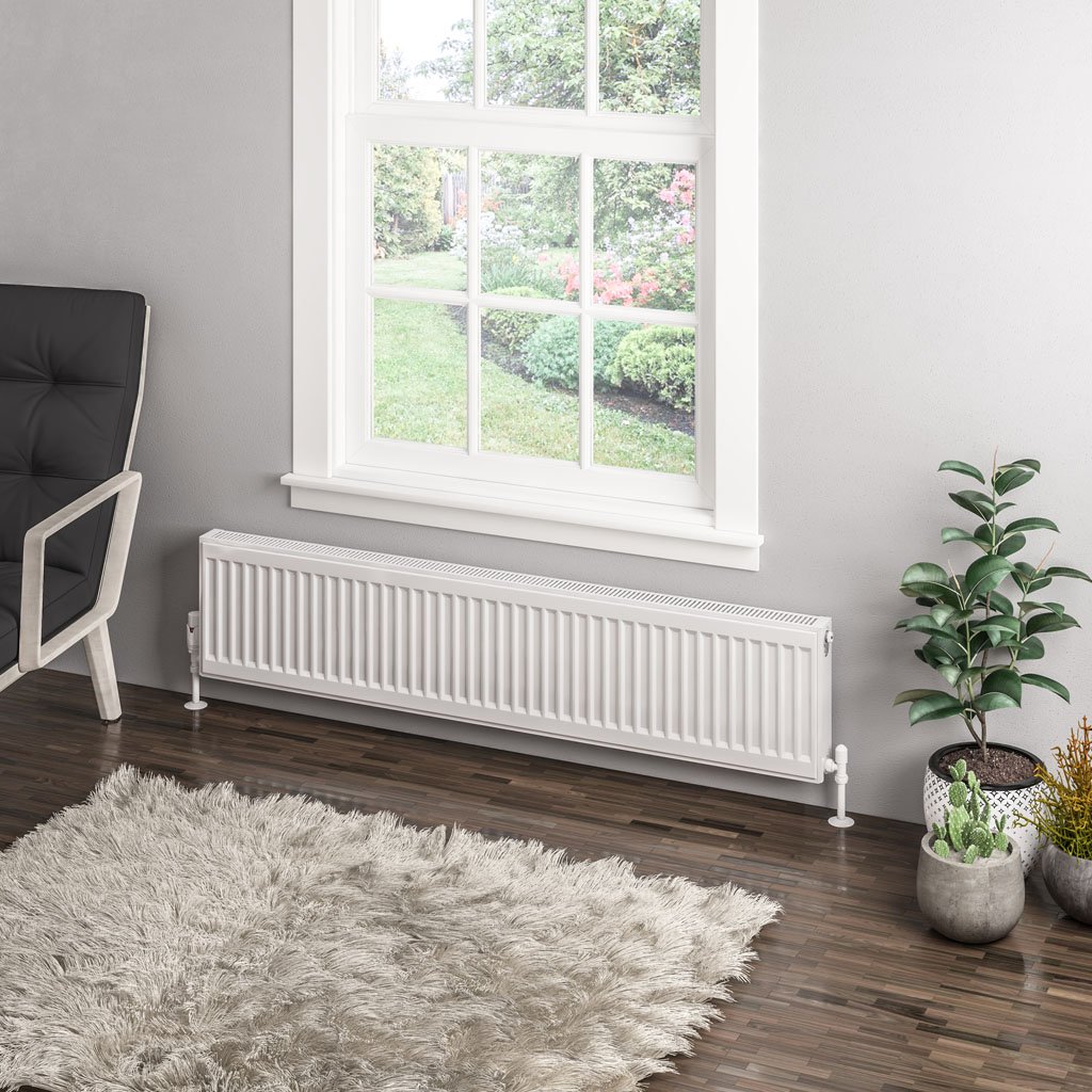 Eastbrook Type 11 paneelradiator 140x30cm 858W wit glans