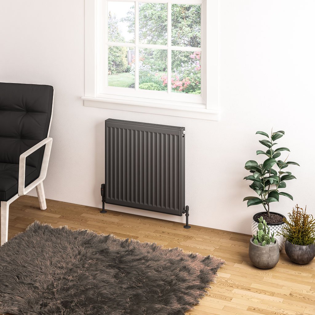 Eastbrook Type 11 paneelradiator 60x60cm 701W antraciet