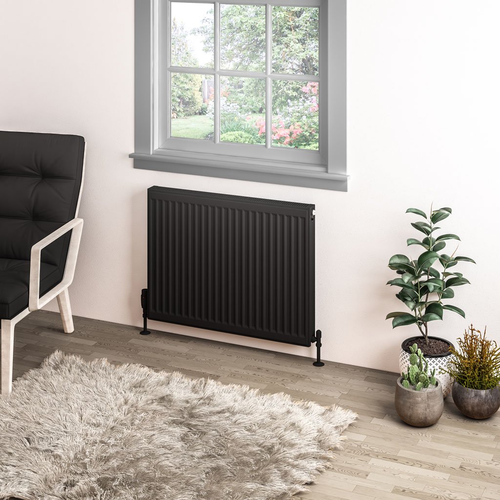 Eastbrook Type 11 paneelradiator 80x60cm 935W zwart mat