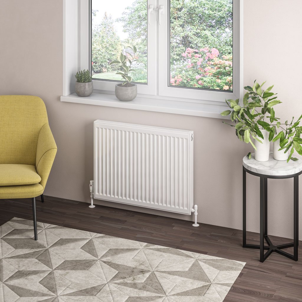 Eastbrook Type 21 paneelradiator 80x60cm 1349W wit glans