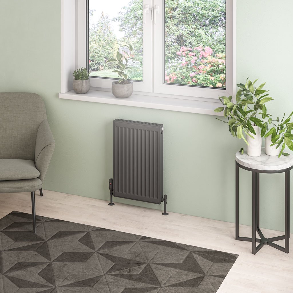 Eastbrook Type 21 paneelradiator 40x60cm 674W antraciet