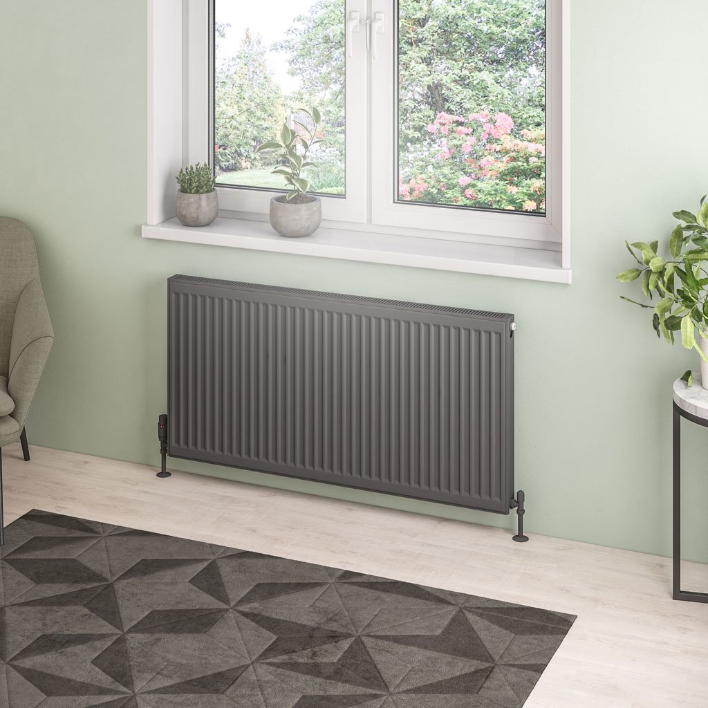 Eastbrook Type 21 paneelradiator 120x60cm 2022W antraciet