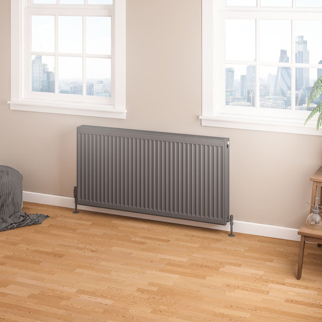 Eastbrook Type 22 paneelradiator 120x60cm 2489W antraciet