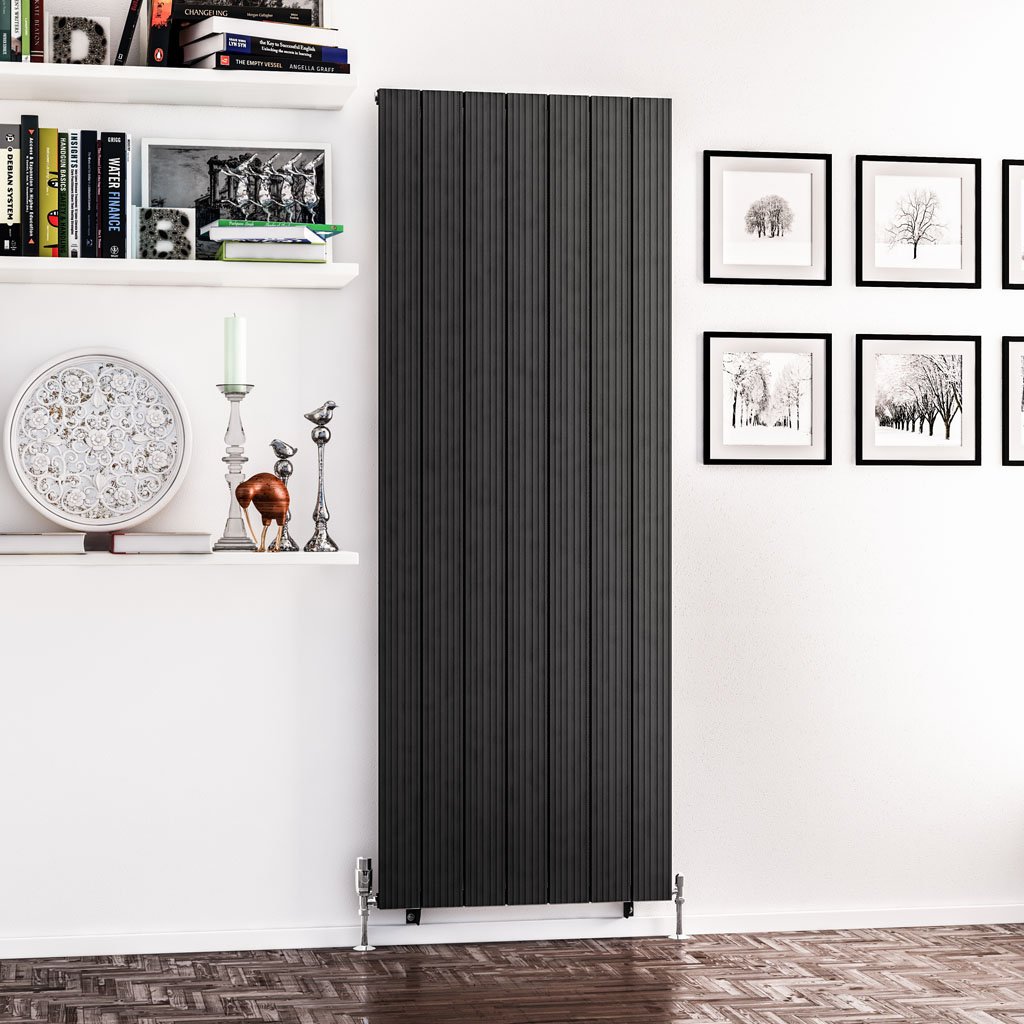 Eastbrook Mersey paneelradiator 66x180cm 1810W antraciet
