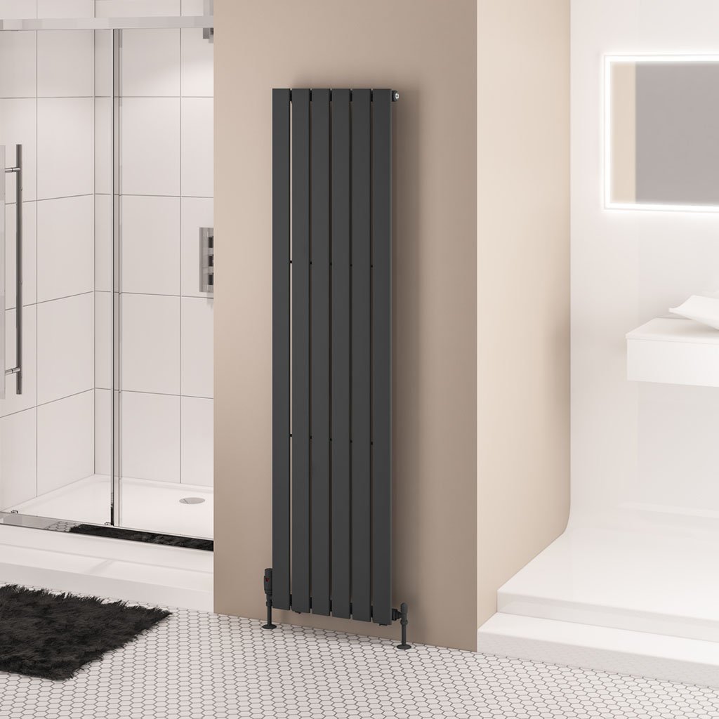 Eastbrook Warrington paneelradiator type 10 45x180cm 1059W antraciet