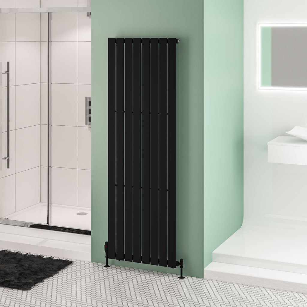 Eastbrook Warrington paneelradiator type 10 60x180cm 1411W zwart mat