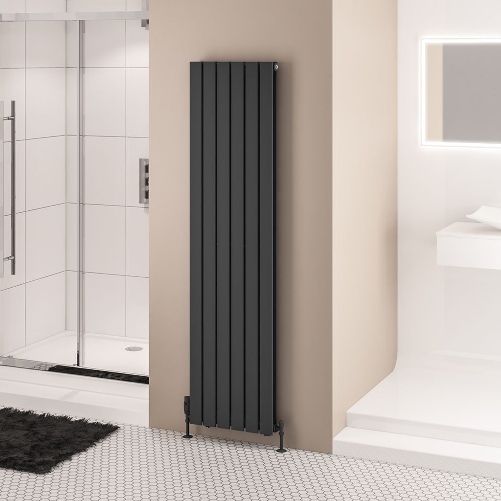 Eastbrook Warrington paneelradiator type 20 45x180cm 2050W antraciet