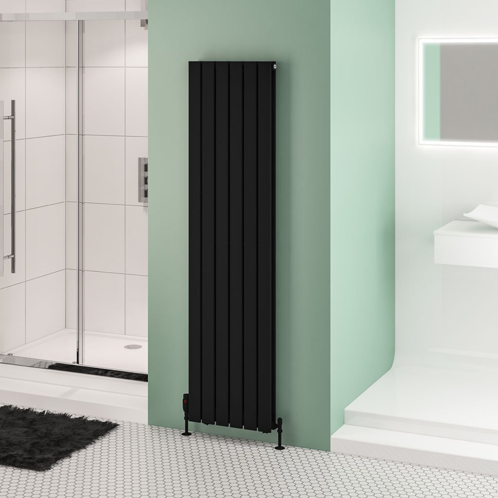 Eastbrook Warrington paneelradiator type 20 45x180cm 2050W zwart mat