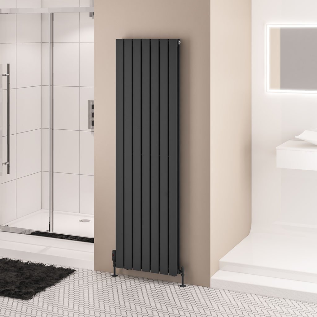 Eastbrook Warrington paneelradiator type 20 55x180cm 2293W antraciet