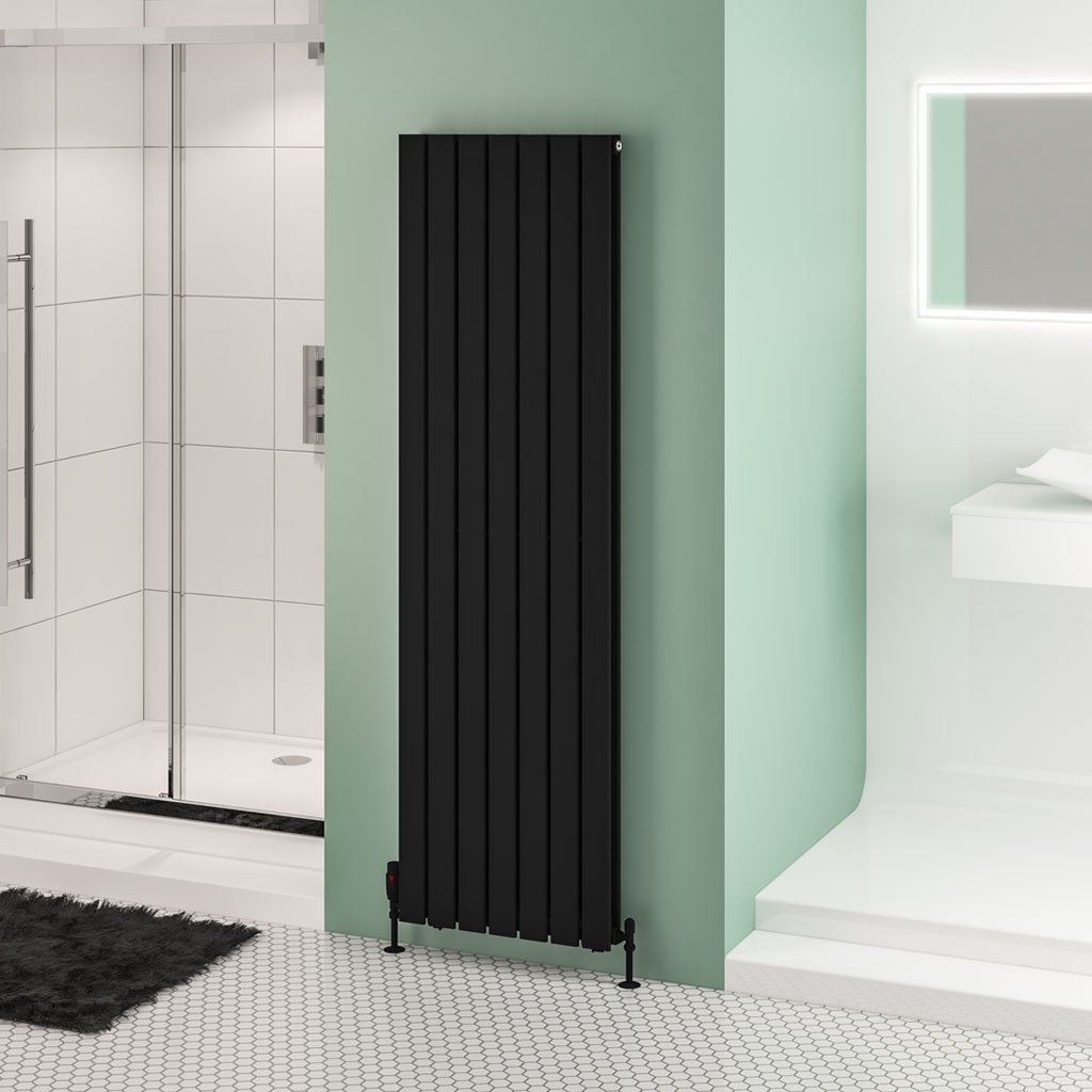 Eastbrook Warrington paneelradiator type 20 55x180cm 2293W zwart mat