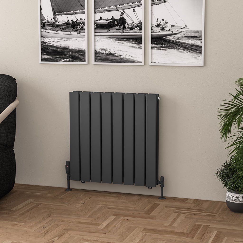 Eastbrook Warrington paneelradiator type 20 60x60cm 970W antraciet