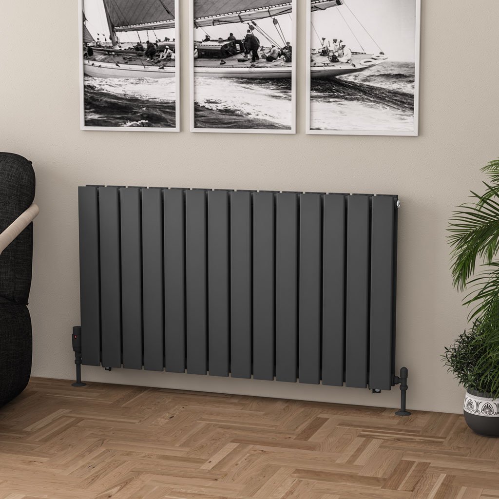 Eastbrook Warrington paneelradiator type 20 105x60cm 1699W antraciet