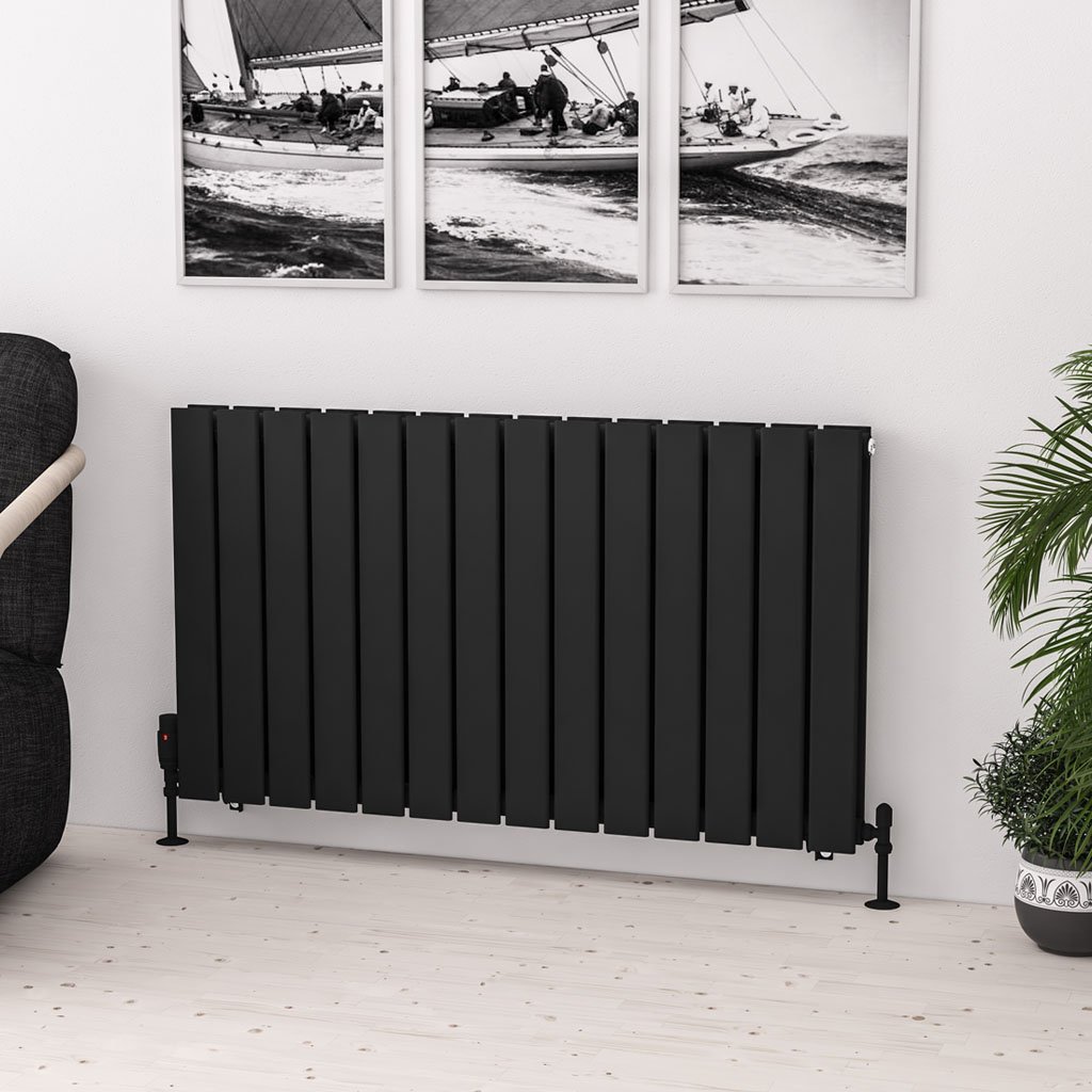 Eastbrook Warrington paneelradiator type 20 105x60cm 1699W zwart mat