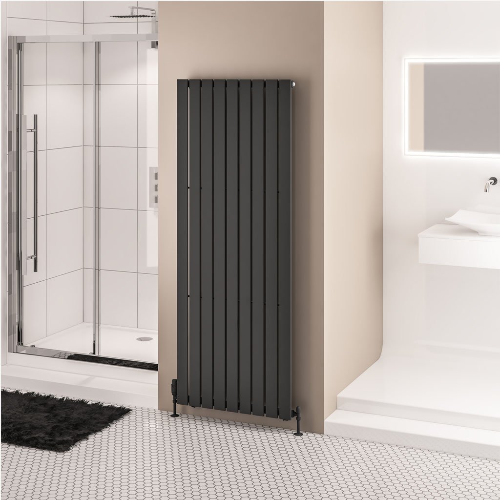 Eastbrook Warrington paneelradiator type 10 70x180cm 1586W antraciet