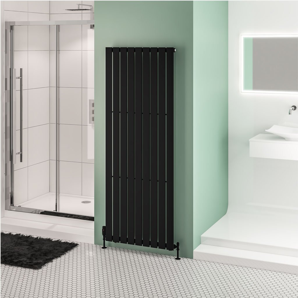 Eastbrook Warrington paneelradiator type 10 70x180cm 1586W zwart mat