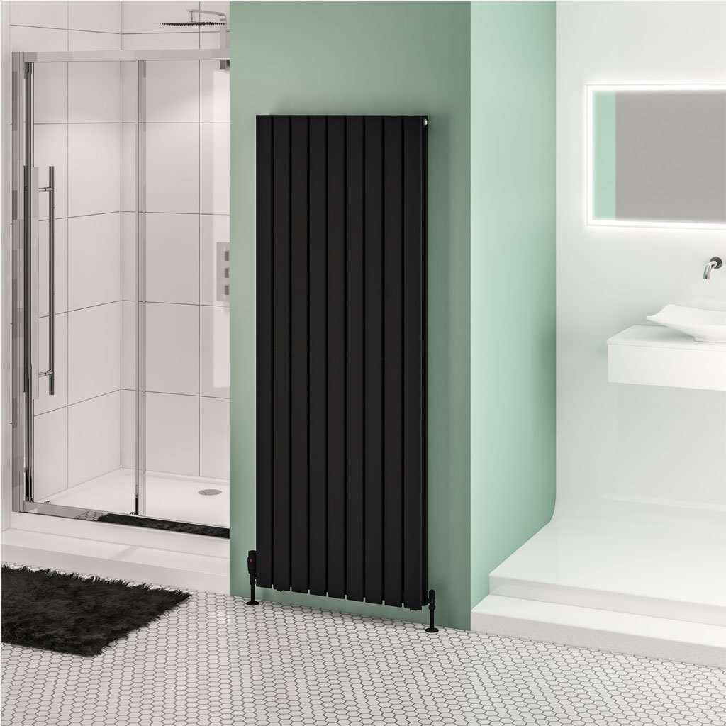 Eastbrook Warrington paneelradiator type 20 70x180cm 3703W zwart mat