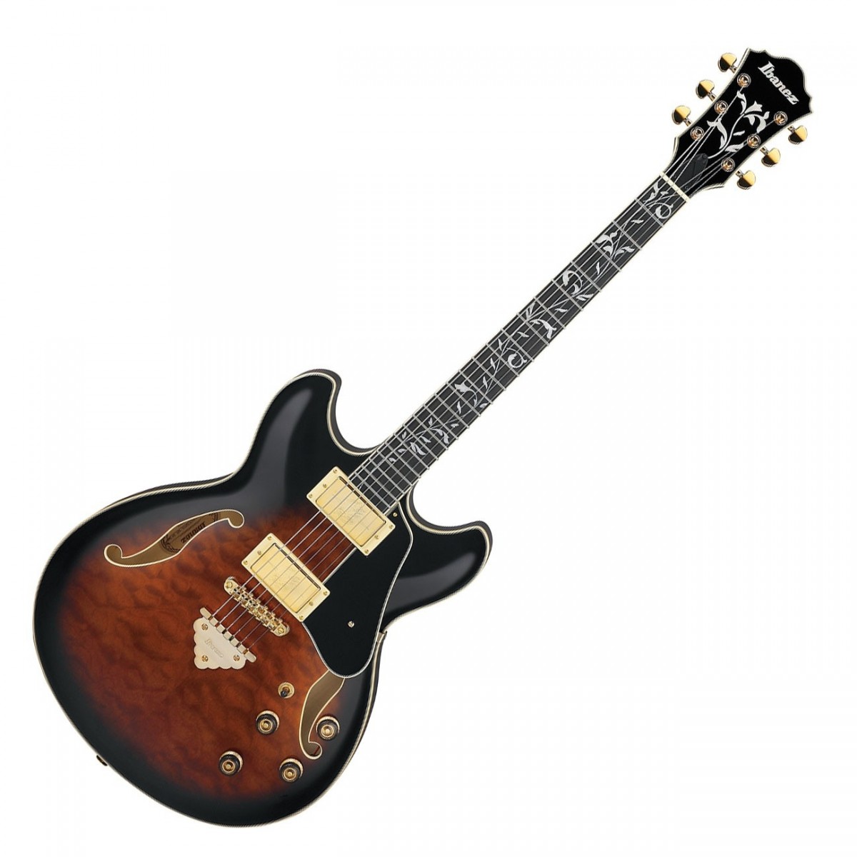 Ibanez AS93QMSP Dark Brown Sunburst