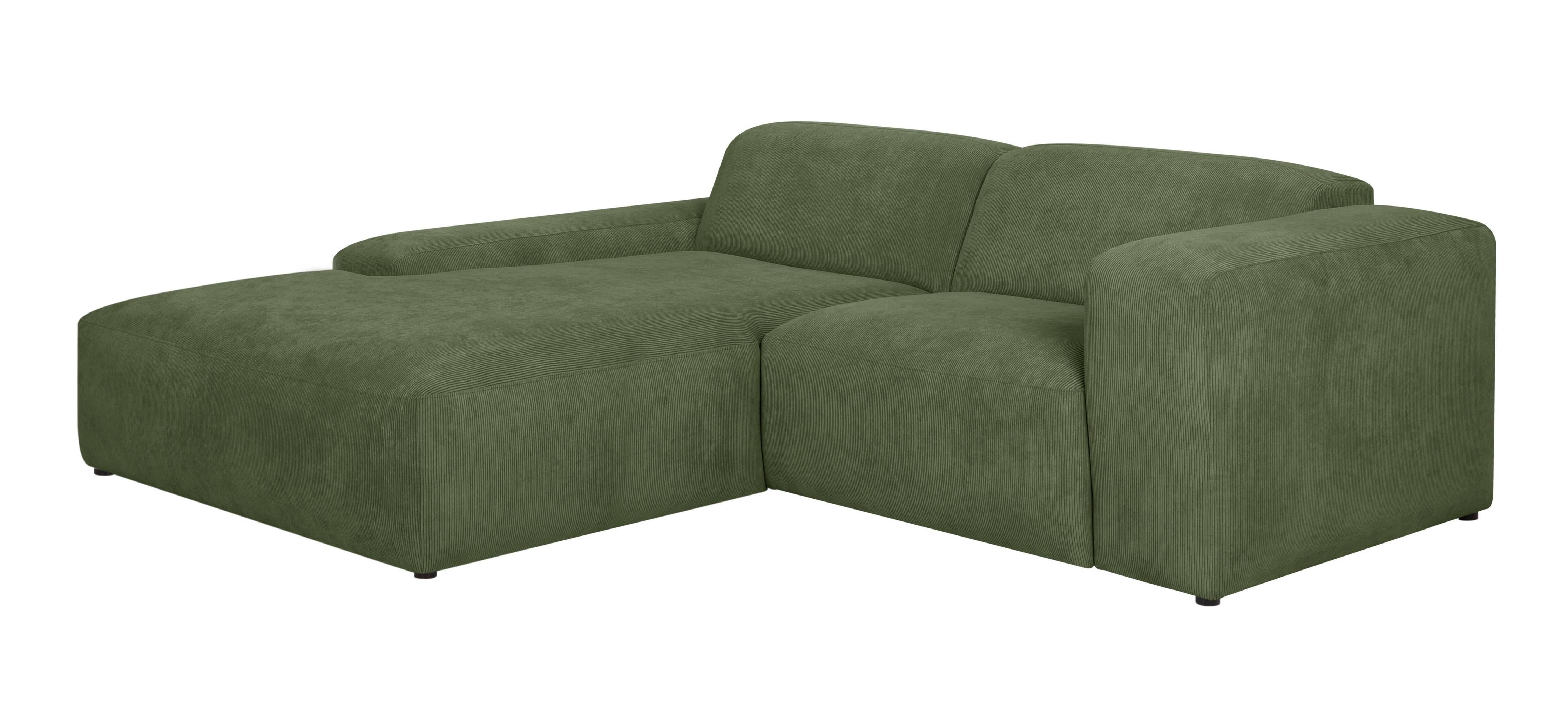 NADUVI Collection 3-zitshoekbank-Hilton XCL links ribstof | 