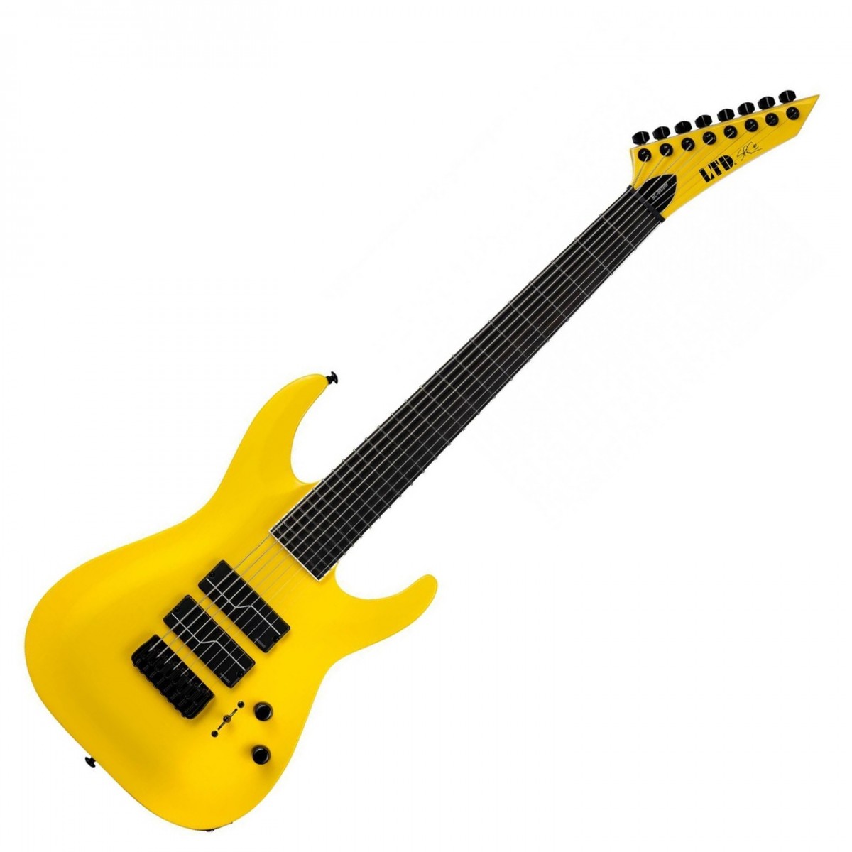 ESP Guitars ESP LTD Stephen Carpenter SC-608 Baritone Yellow