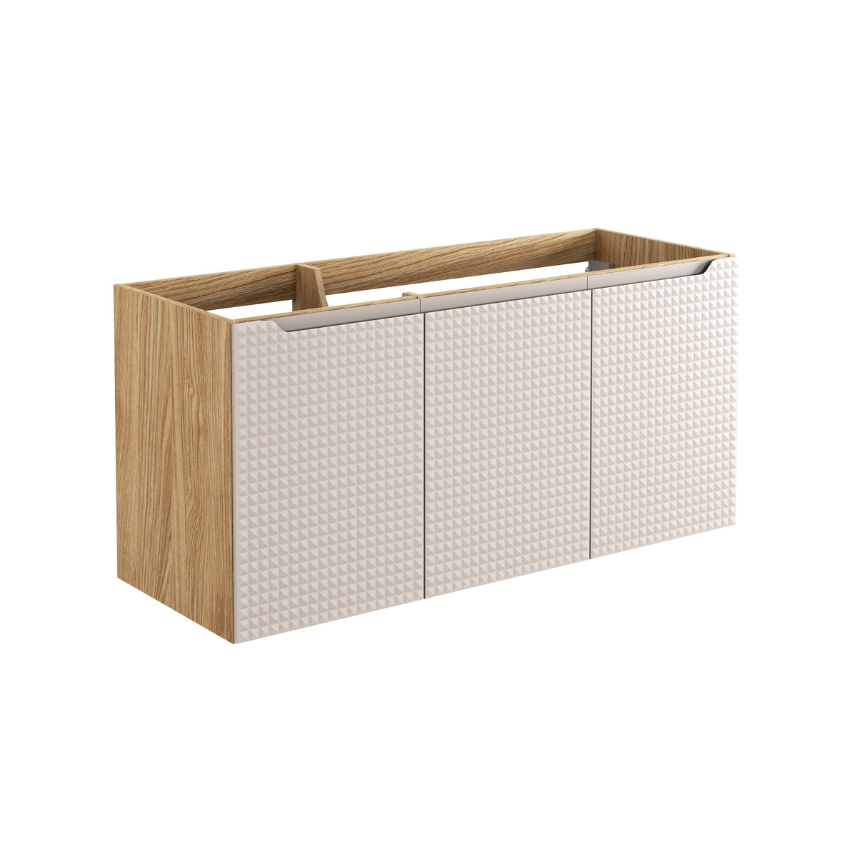 Comad Luxor Beige onderkast met 3 deuren 120cm beige