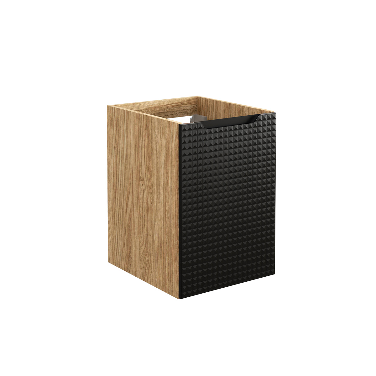 Comad Luxor Black onderkast met 1 deur 40cm zwart