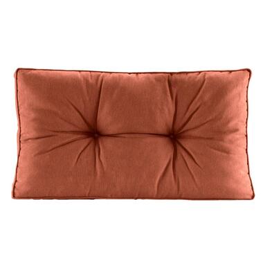 Leen Bakker Loungekussen Florence rug - terracotta - 60x43 cm