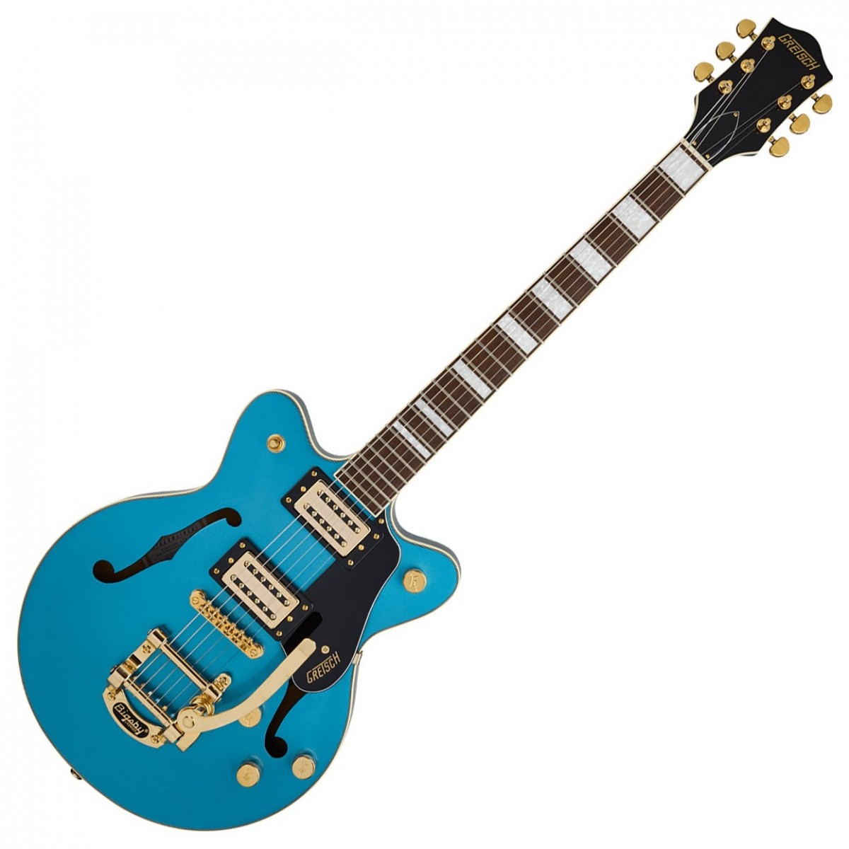 Gretsch G2655TG Streamliner Center Block Jr. Double-Cut with Bigsby LTD Riviera Blue