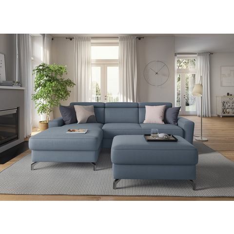 Sit&more Hoekbank Scarlett L-vorm met verstelbare hoofdsteun, naar keuze met slaapfunctie, bedkist