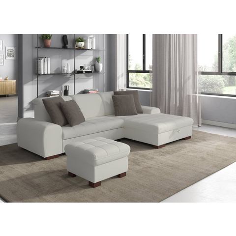Sit&more Hoekbank Luxor L-vorm naar keuze met slaapfunctie, bedkist en verstelbare hoofdsteun