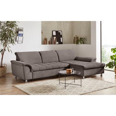 DOMO collection Hoekbank Franzi naar keuze met verstelbare hoofdsteun (dan diepte: 170 cm)