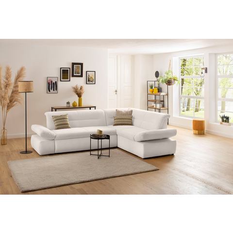 INOSIGN Hoekbank Avesa Naar keuze met arm- en slaapfunctie, bxdxh: 275x211x80 cm