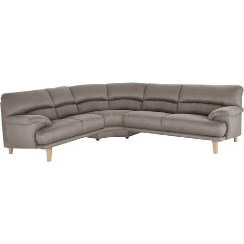 TRENDMANUFAKTUR Hoekbank Cecilia geweldig zitcomfort en comfortabele armleuningen