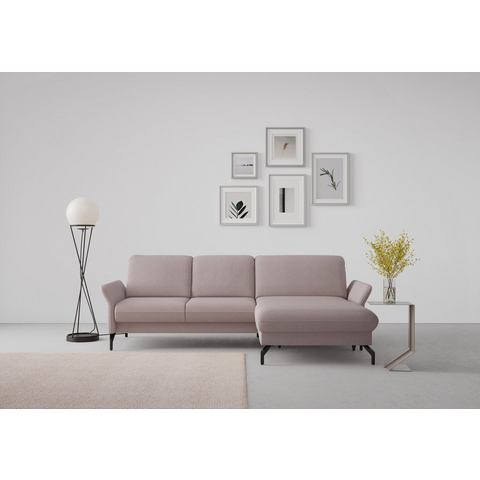 Sit&more Hoekbank Fashion L-vorm naar keuze met verstelbare hoofdsteun en uittrekzitting, motorisch
