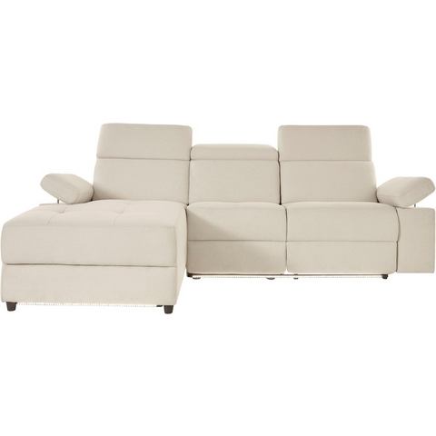 Places of Style Hoekbank Kilado met relaxfunctie, verstelbare armleuning, verstelbare hoofdsteun