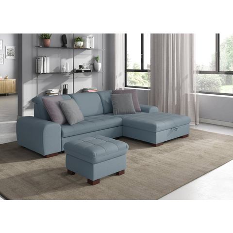 Sit&more Hoekbank Luxor L-vorm naar keuze met slaapfunctie, bedkist en verstelbare hoofdsteun