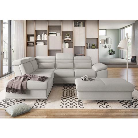 Sit&more Hoekbank Cabrio L-vorm, met zitdiepteverstelling, arm- en hoofdsteunverstelling