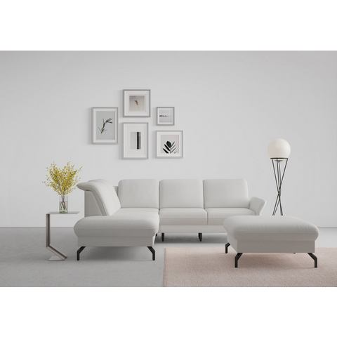Sit&more Hoekbank Fashion L-vorm naar keuze met verstelbare hoofdsteun en uittrekzitting, motorisch