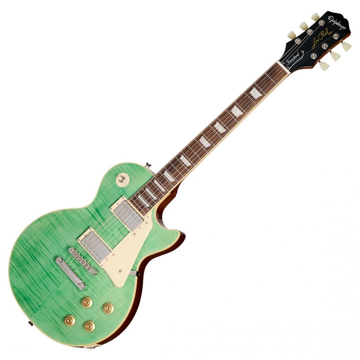 Epiphone Les Paul Standard 50s Figured Inspired by Gibson Seafoam Green