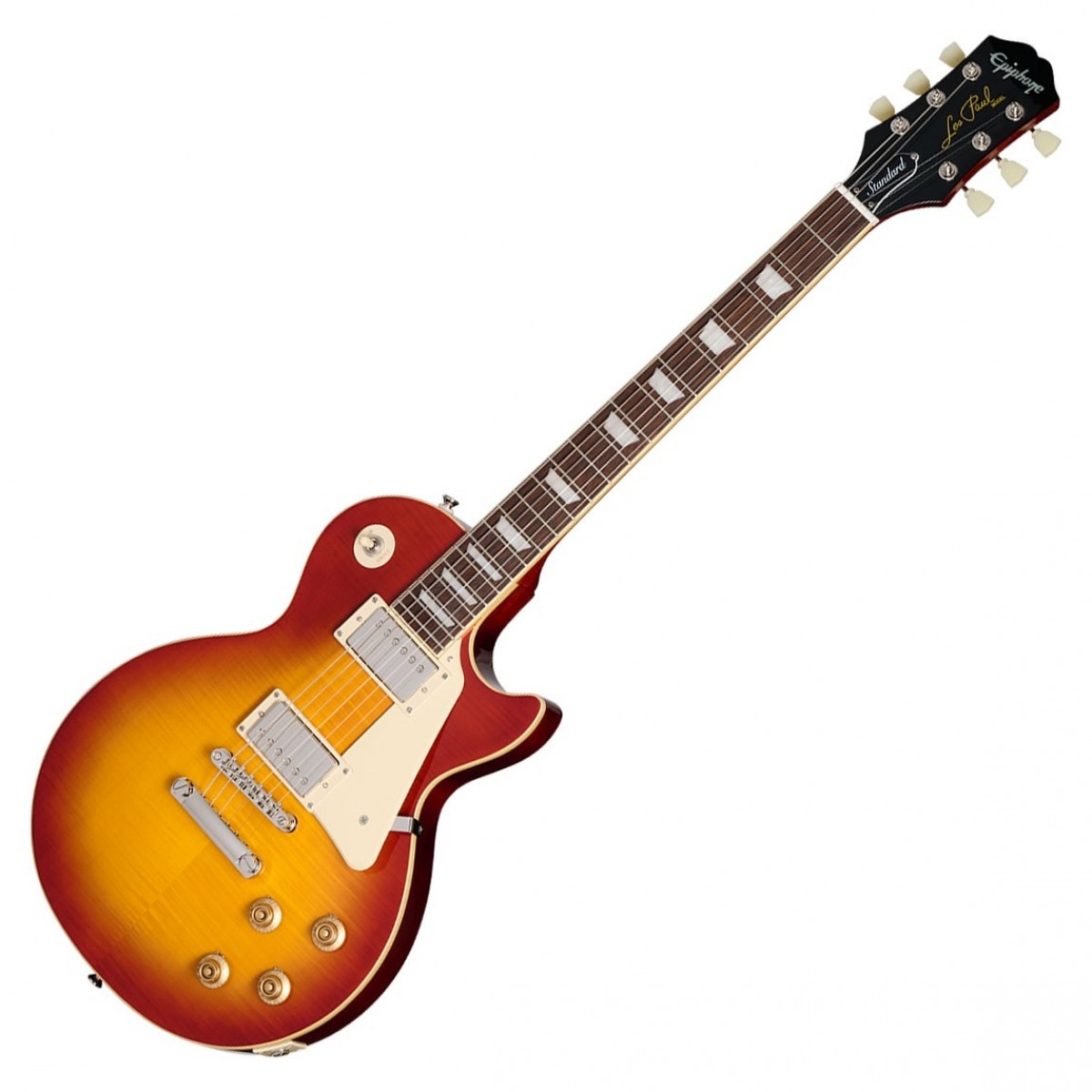 Epiphone Les Paul Standard 50s Figured Inspired by Gibson Washed Cherry Sunburst