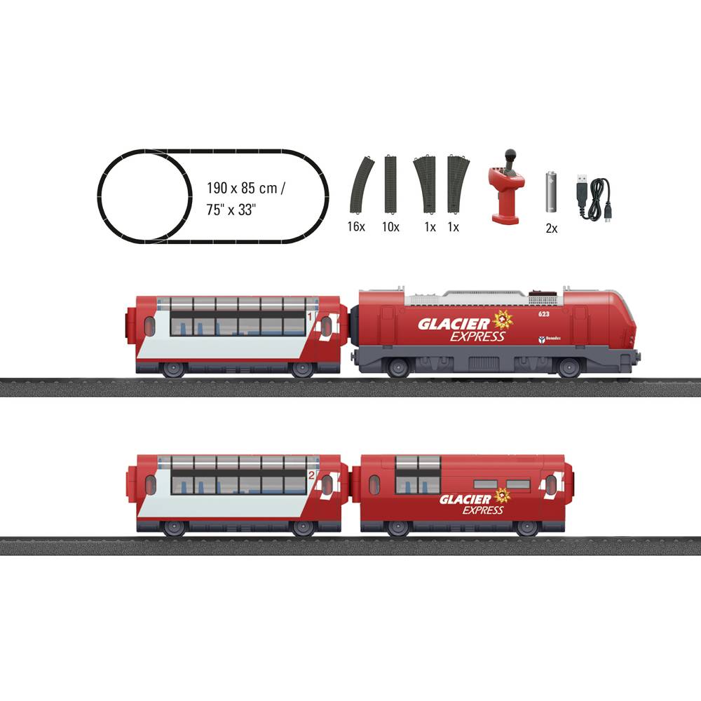 Märklin World 29348 H0 startset Glacier Express