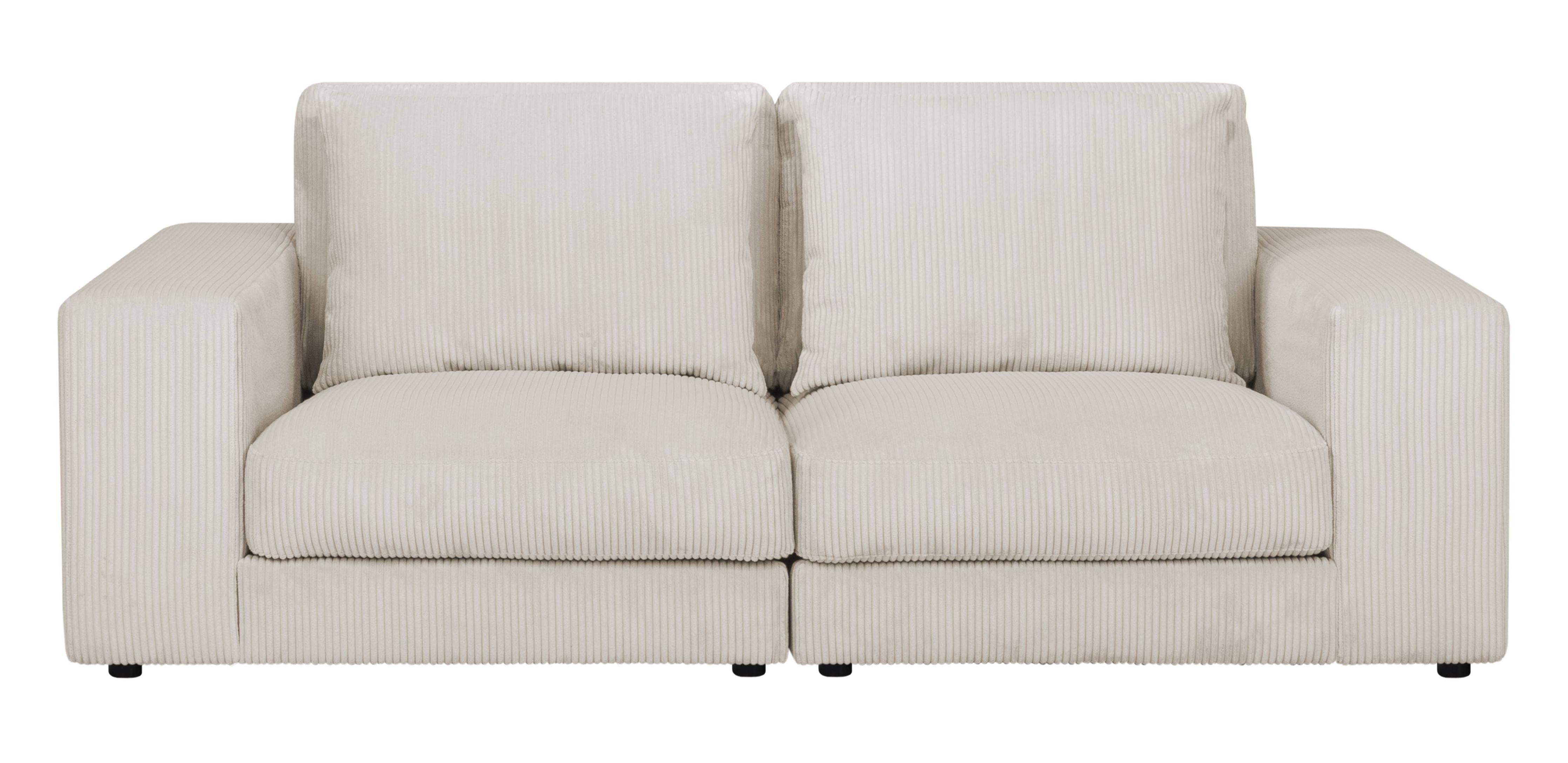 NADUVI Collection 2.5-zitsbank Kayuma ribstof | 