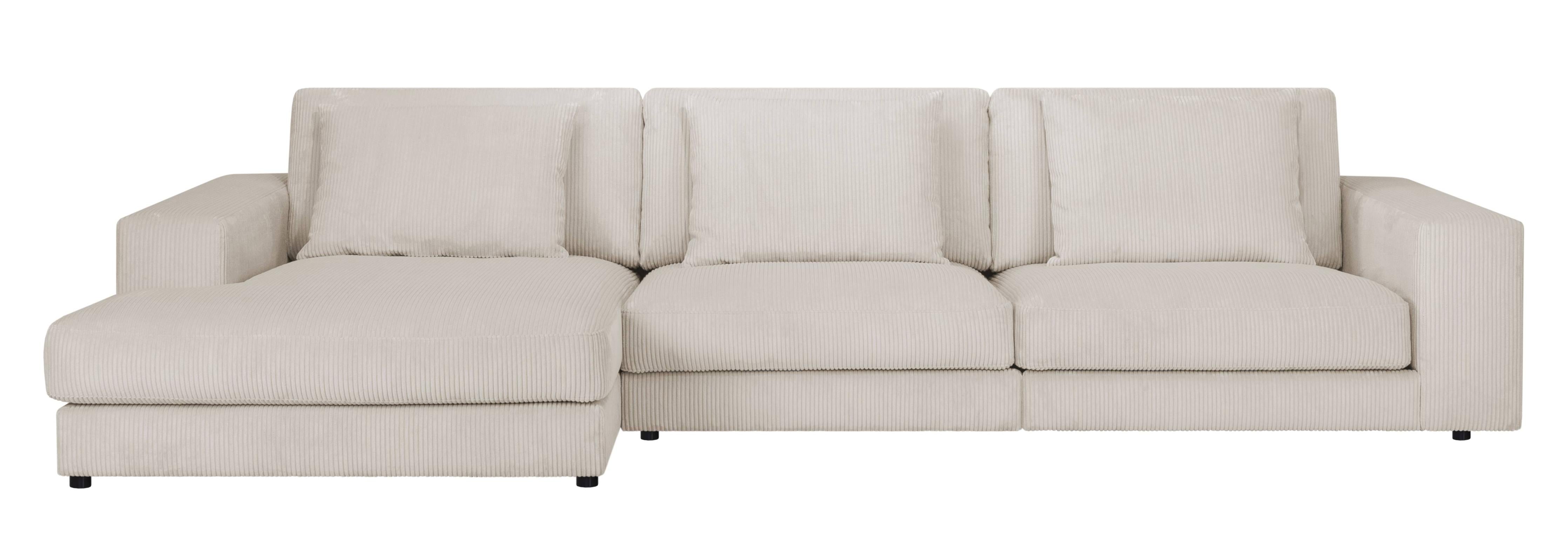 NADUVI Collection Hoekbank Kayuma ribstof links | 
