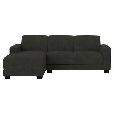 Leen Bakker Bank Aberdeen met chaise longue links - Preston - antraciet