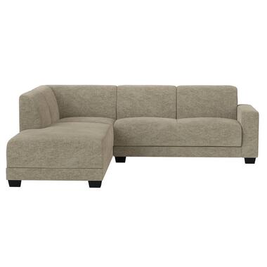 Leen Bakker Hoekbank Aberdeen links - Rebel - taupe
