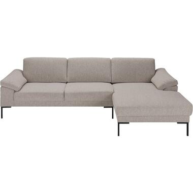 Leen Bakker Bank Tom met chaise longue rechts - Monza - beige