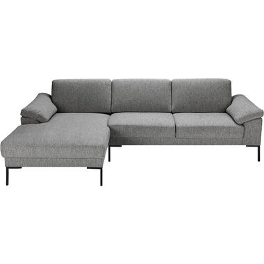 Leen Bakker Bank Tom met chaise longue links - Monza - grijs