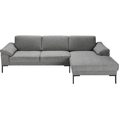 Leen Bakker Bank Tom met chaise longue rechts - Monza - grijs