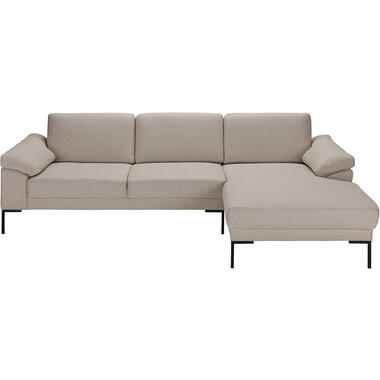 Leen Bakker Bank Tom met chaise longue rechts - Basel - beige