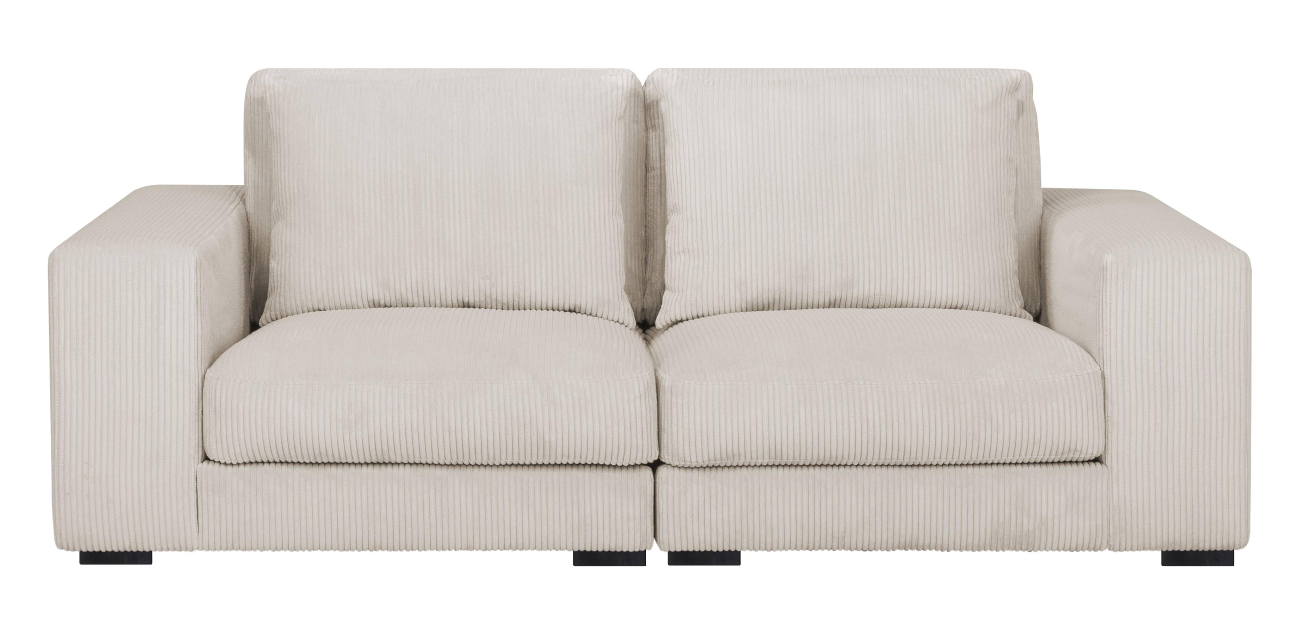 NADUVI Collection 2.5-zitsbank Kayuma ribstof | 