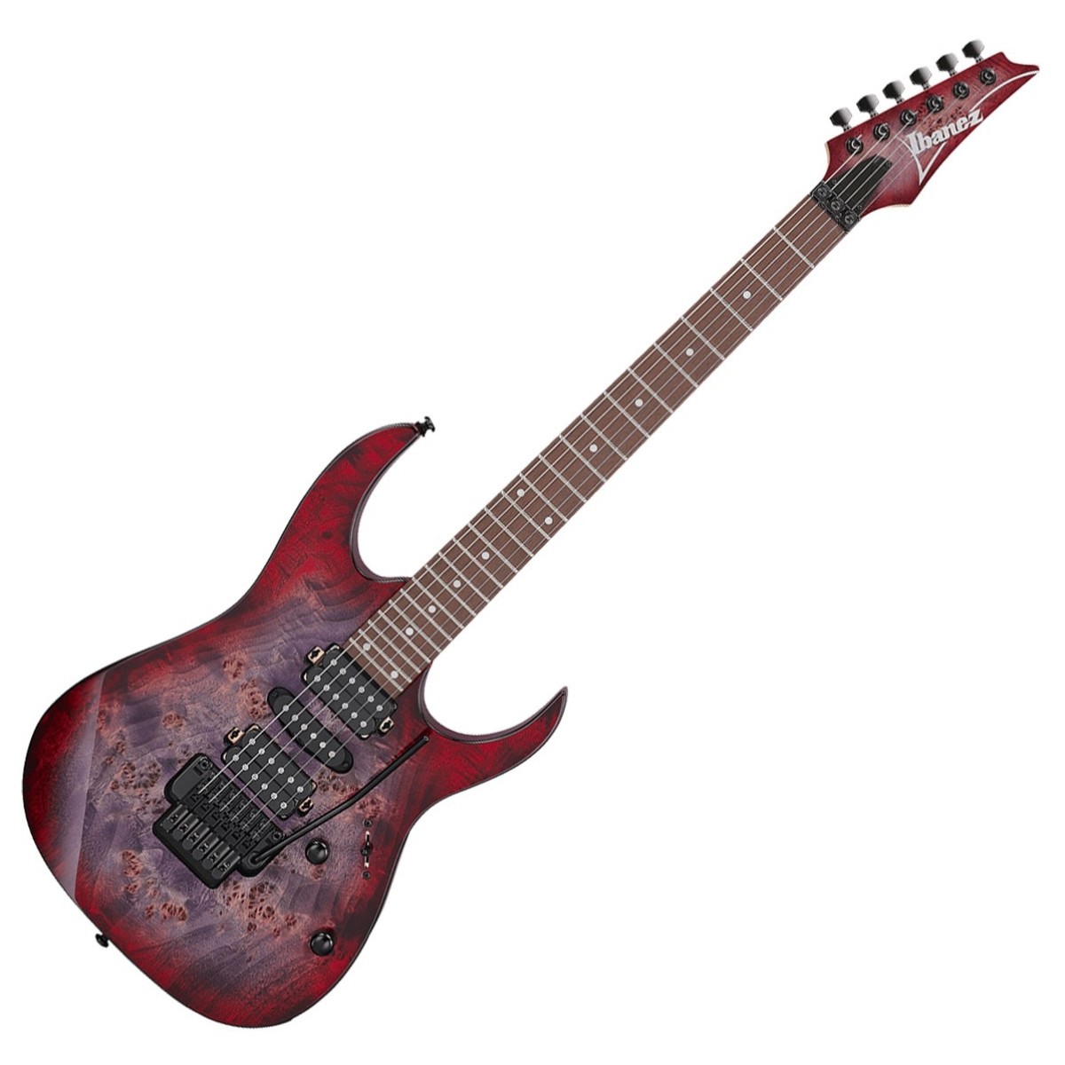 Ibanez RG470PB Poplar Burl Red Eclipse Burst